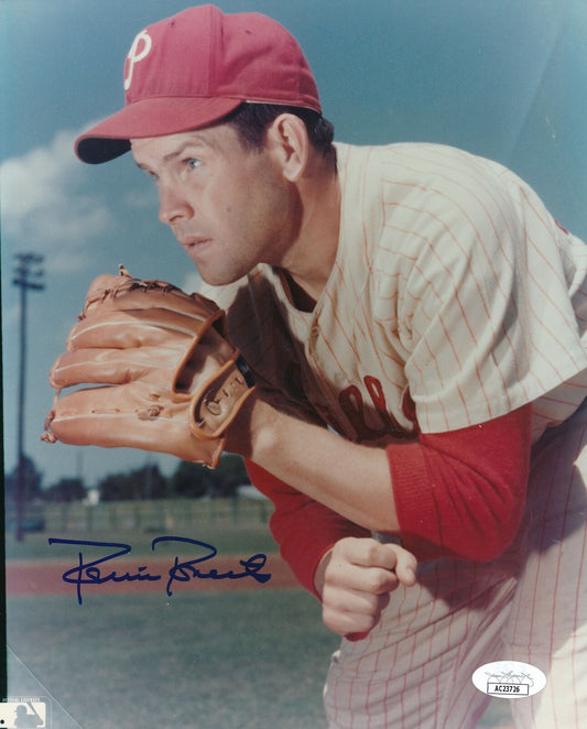 Robin Roberts HOF Autographed 8x10 Photo Philadelphia Phillies JSA