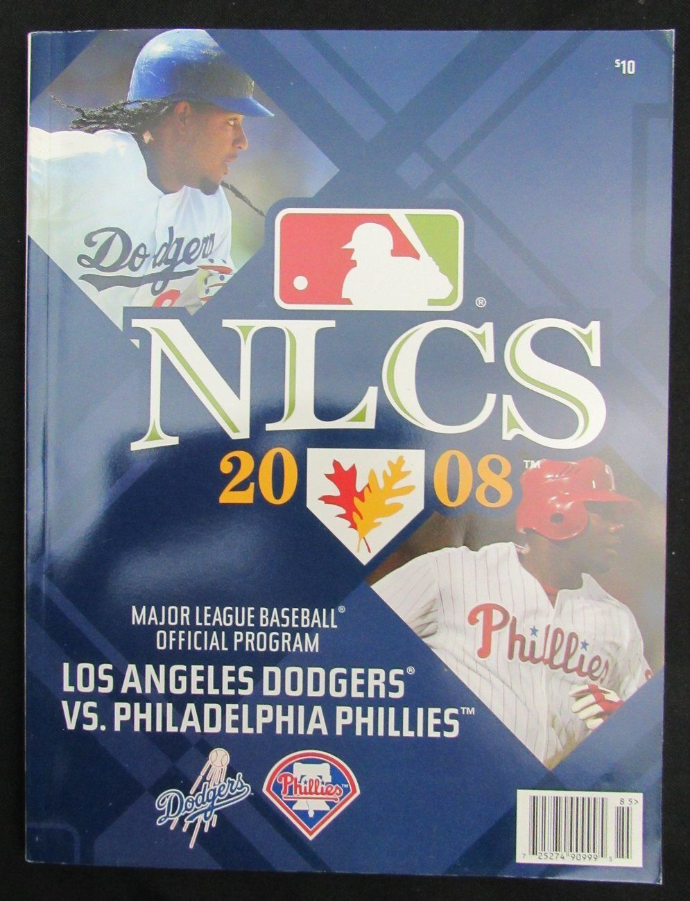 2008 NLCS Official Game Program Los Angeles Dodgers vs. Philadelphia Phillies