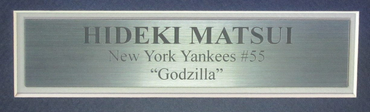 Hideki Matsui Autographed Jersey New York Yankees Framed Beckett 188534