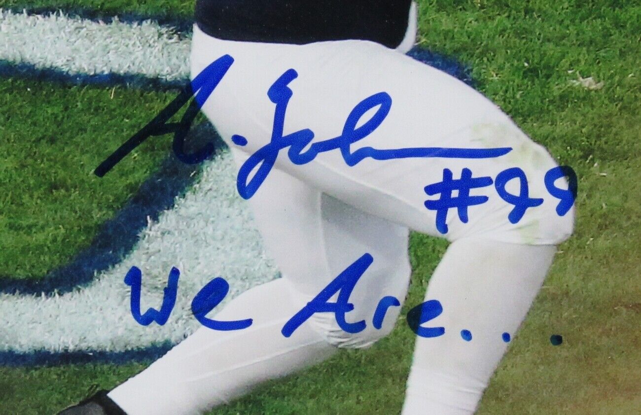 Austin Johnson PSU Signed Penn State "We Are..." 8x10 Photo Framed JSA 149115