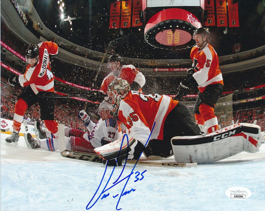 Steve Mason Autographed 8x10 Photo Philadelphia Flyers JSA