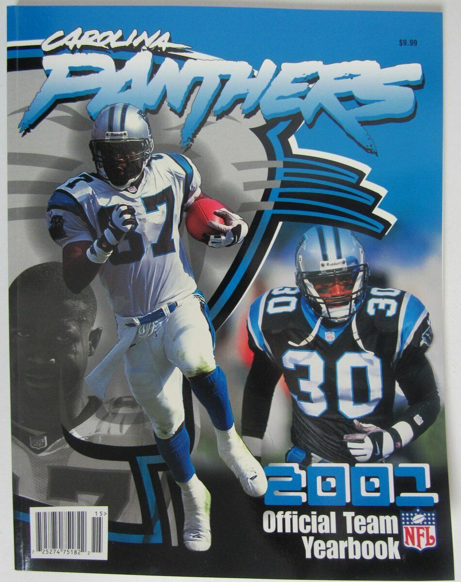 2001 Carolina Panthers NFL Football Official Team Yearbook 146135