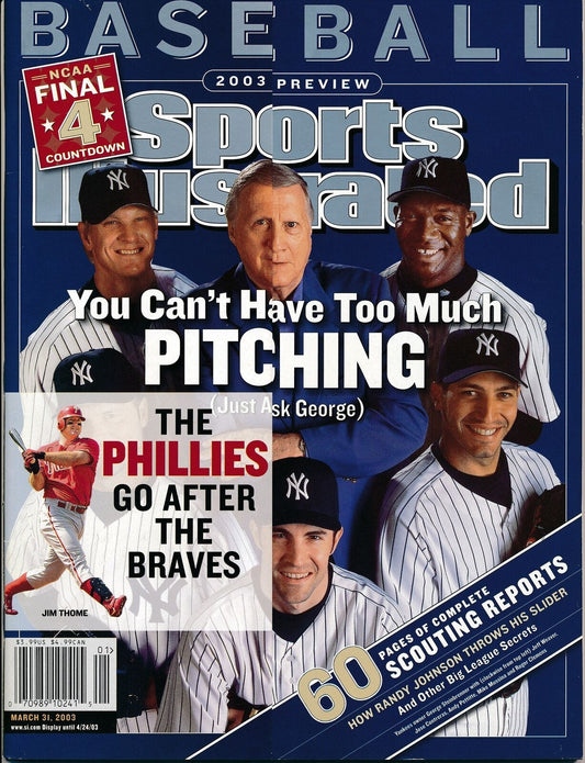 2003 Sports Illustrated w/ Yankees Pitchers  NO LABEL 162865