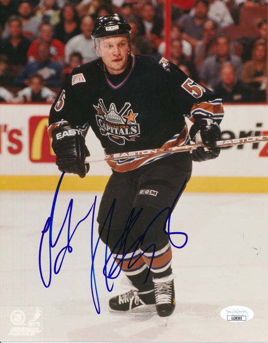 Sergei Gonchar Washington Capitals Signed/Autographed 8x10 Photo JSA 157640