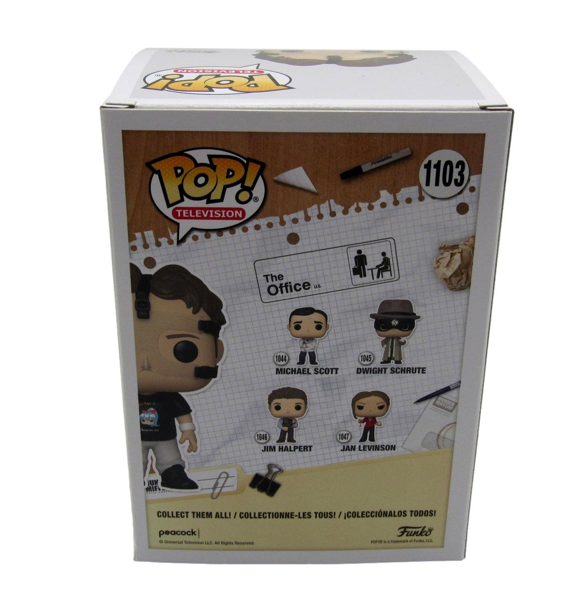 Rainn Wilson Autographed Funko Pop! #1103 Figurine "The Office" JSA 184712