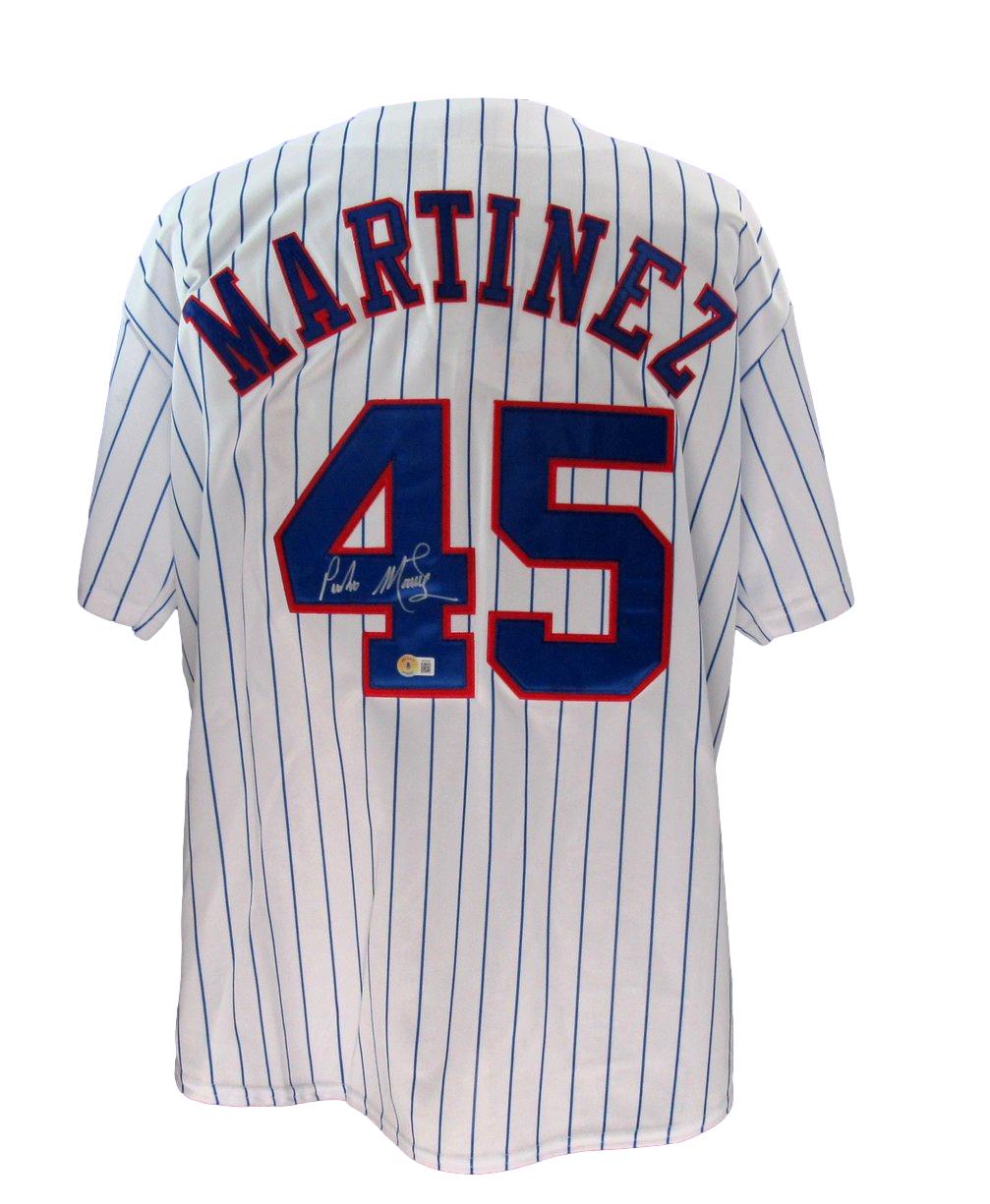 Pedro Martinez Signed Majestic XL Baseball Jersey Montreal Expos Beckett 187262