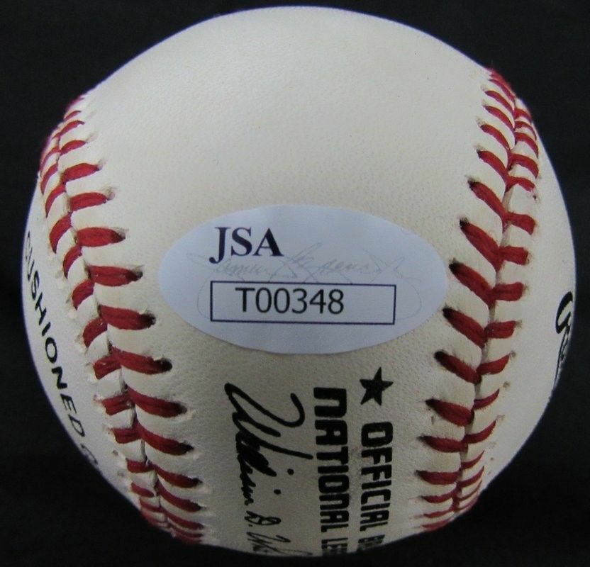 Mark Grace Chicago Cubs Autographed/Signed Rawlings Baseball JSA 130809