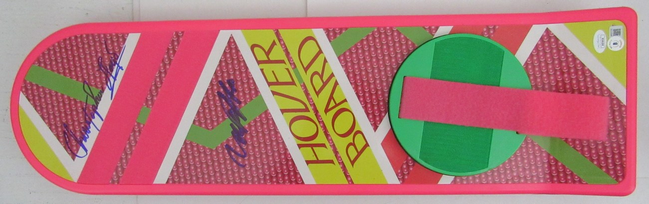 Michael J Fox/Christopher Lloyd Signed Back to the Future Hoverboard JSA BAS 771