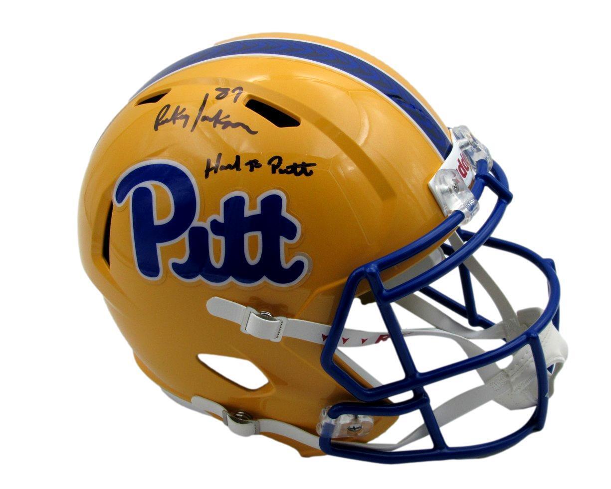 Rickey Jackson Autographed Full Size Speed Replica Helmet Pittsburgh PITT  JSA