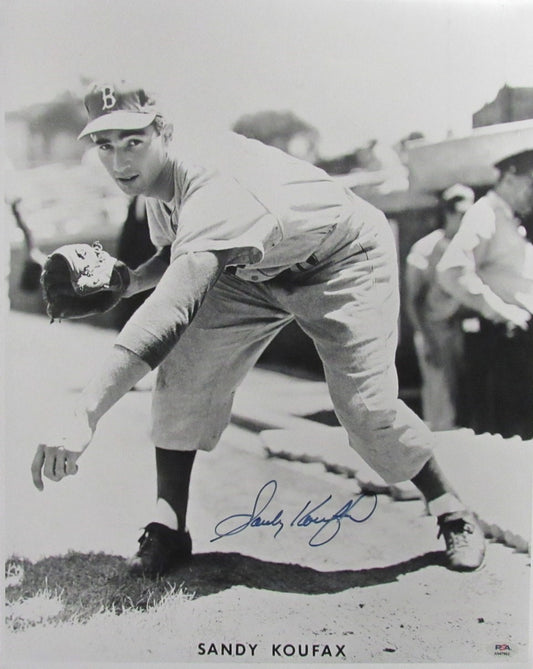 Sandy Koufax HOF Signed/Autographed 16x20 Photo Brooklyn Dodgers PSA/DNA 191583