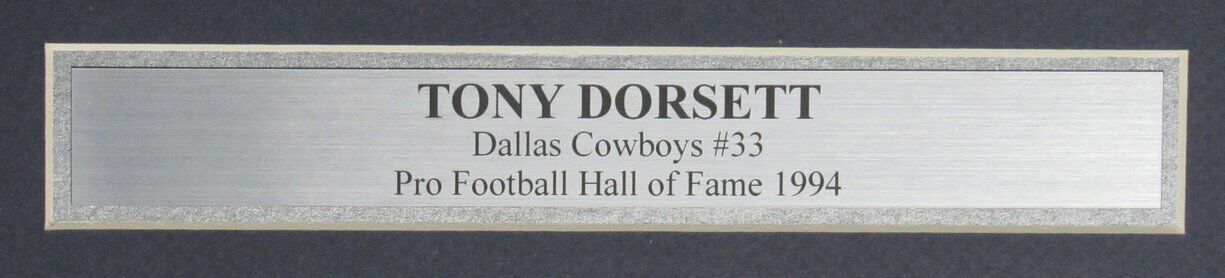 Tony Dorsett HOF Cowboys Signed/Autographed 11x14 Photo Framed PSA/DNA 164030