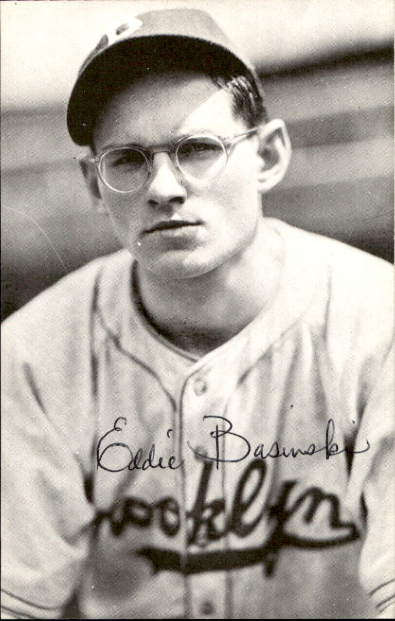 Eddie Basinski Brooklyn Dodgers Signed/Autographed 3x5  Photo 177938