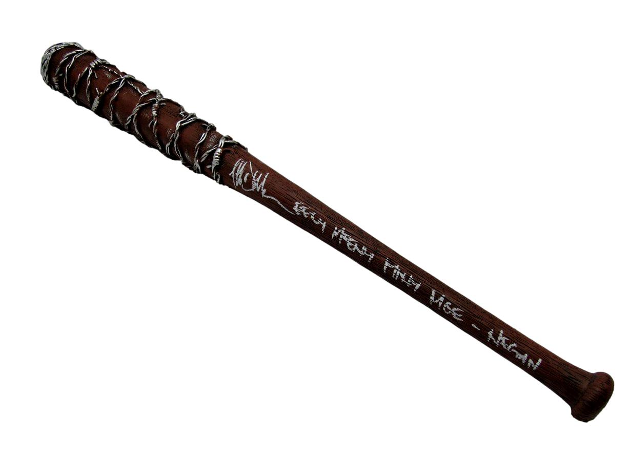 Jeffrey Dean Morgan Negan Signed Lucille Replica Bat "The Walking Dead" JSA 9436