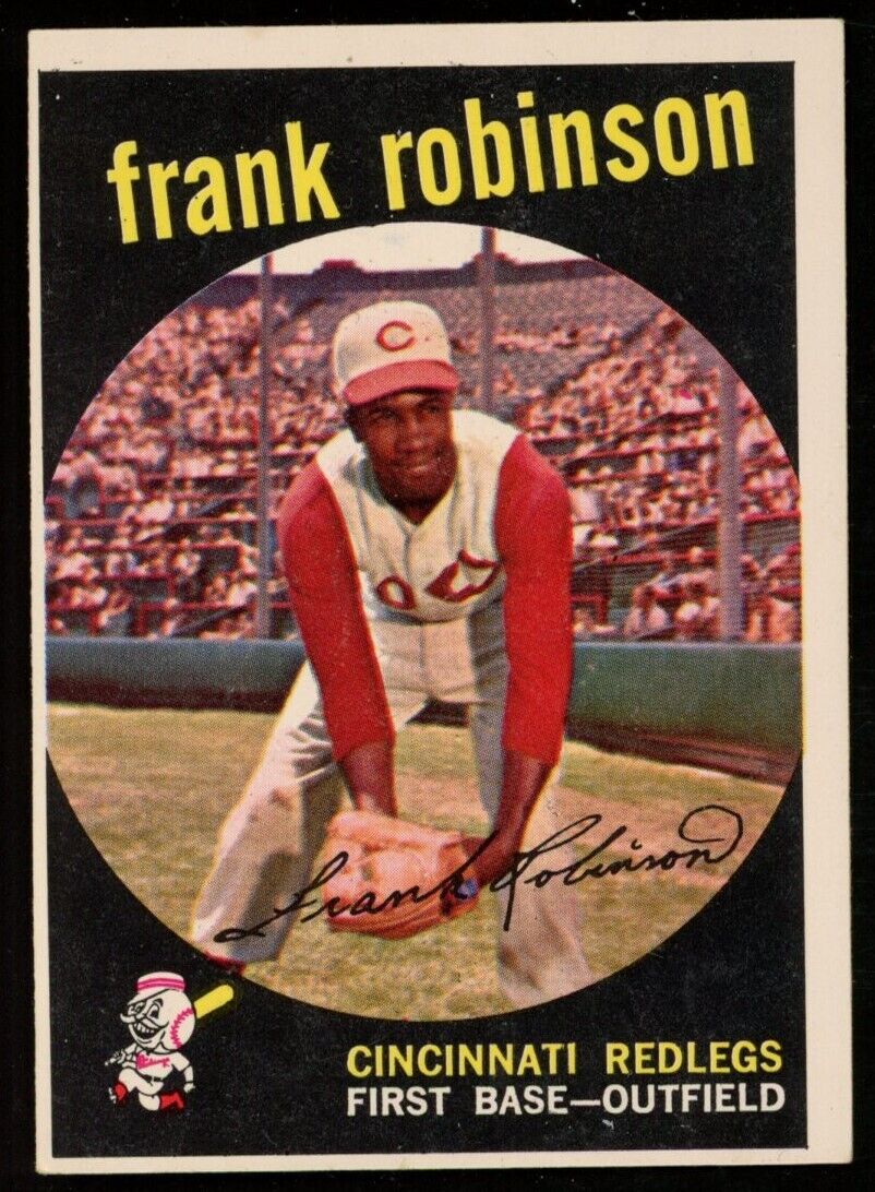 1959 Topps Baseball Frank Robinson HOF #435 Cincinnati Reds