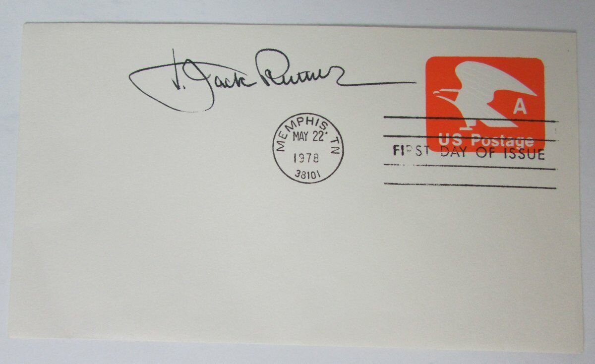 V. Jack Ruther Stamp Designer Signed/Auto FDC First Day Cover/Envelope 146669