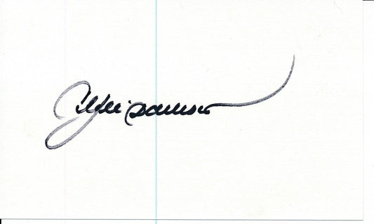 Andre Dawson HOF Montreal Expos Signed/Autographed 3x5 Index Card 163940