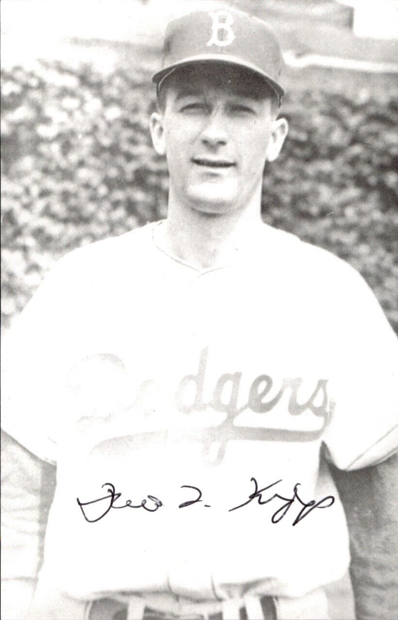 Fred Kipp Brooklyn Dodgers Signed/Autographed 3x5  Photo 178519