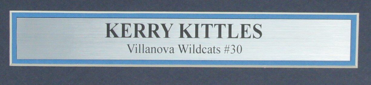 Kerry Kittles Autographed/Inscr 11x14 Photo Villanova Wildcats Framed Beckett