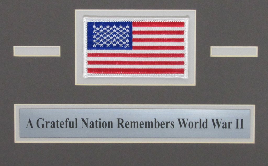 World War II Memorial Framed Photo Collage