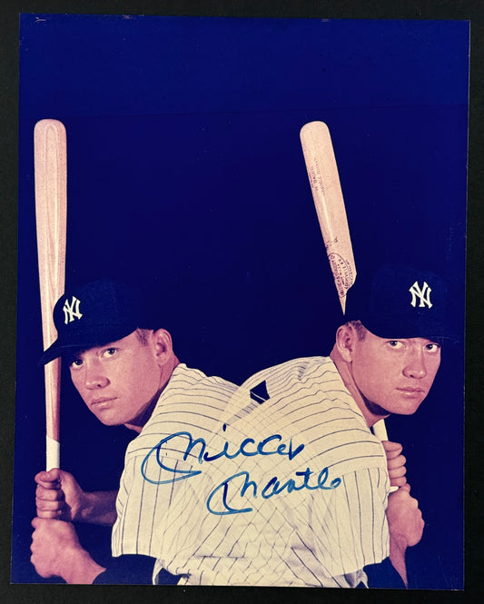 Mickey Mantle HOF Signed/Autographed 8x10 Photo New York Yankees Beckett 191828