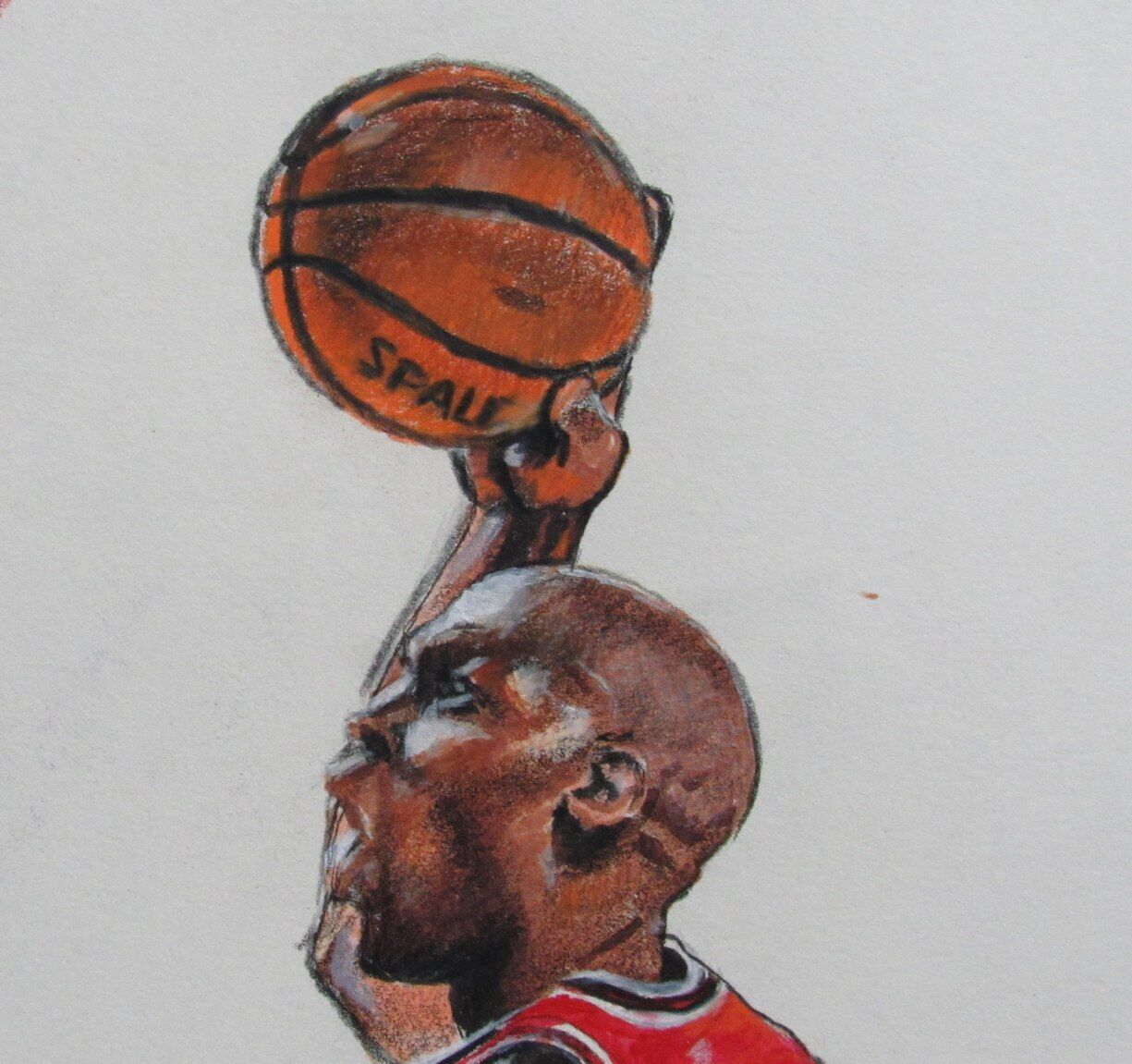 Michael Jordan Original mixed media Painting  18x24 Hand Painted  176225