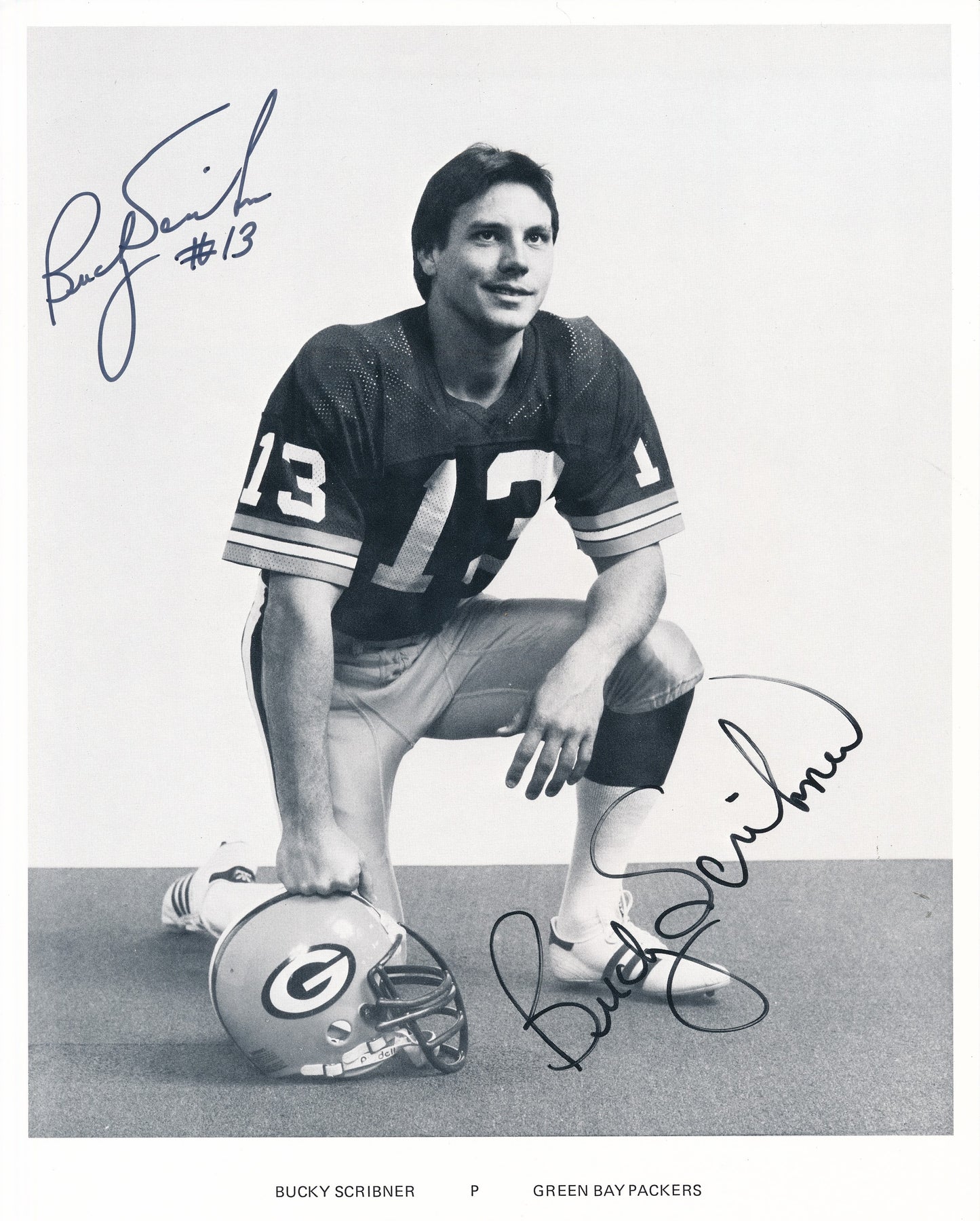 Bob Scribner Green Bay Packers Signed/Autographed 8x10 B/W Photo 150067