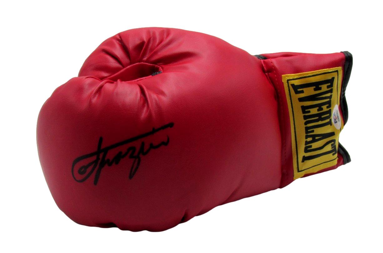 Joe Frazier Signed/Autographed Left Red Everlast Boxing Glove PSA/DNA 190222