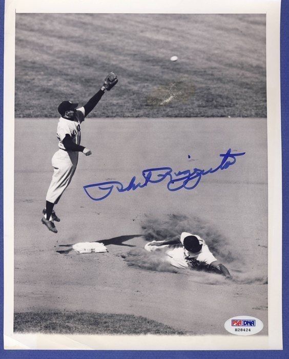 PHIL RIZZUTO Autographed SIGNED  1955 Wire/Press Photo PSA/DNA *8424