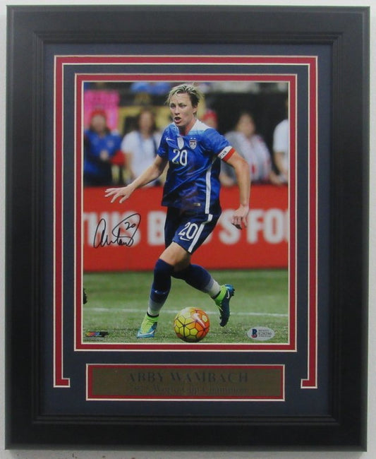 Abby Wambach USA Signed/Autographed 8x10 Framed Photo JSA 137342