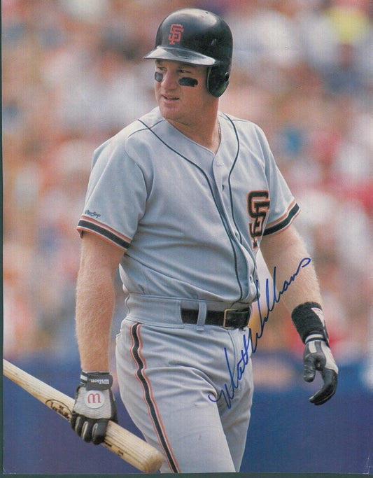 Matt Williams Giants Signed/Autographed Magazine Page Photo 8x10 128704