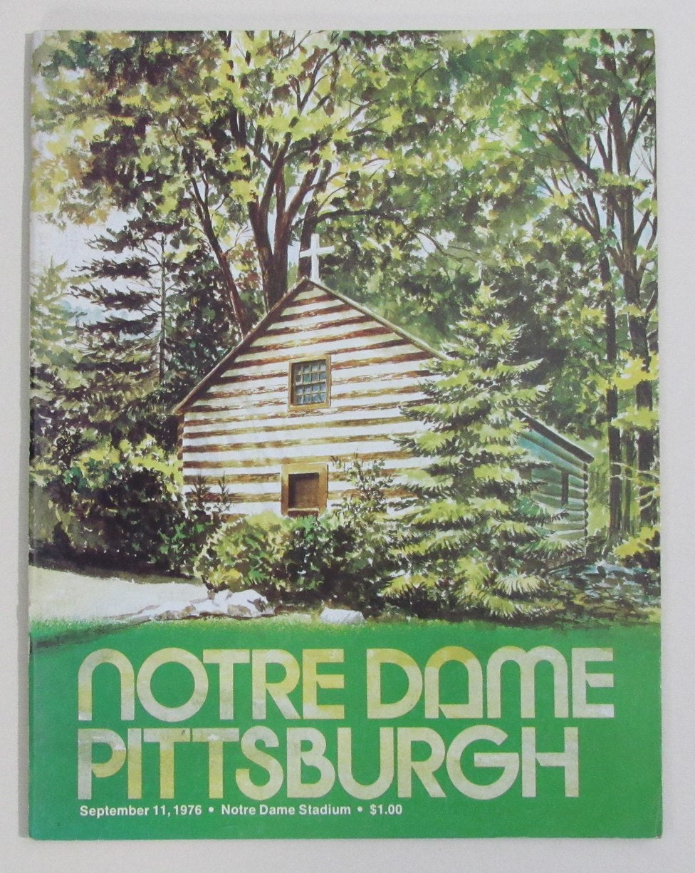 09/11/1976 Notre Dame vs. Pitt College Program 185691