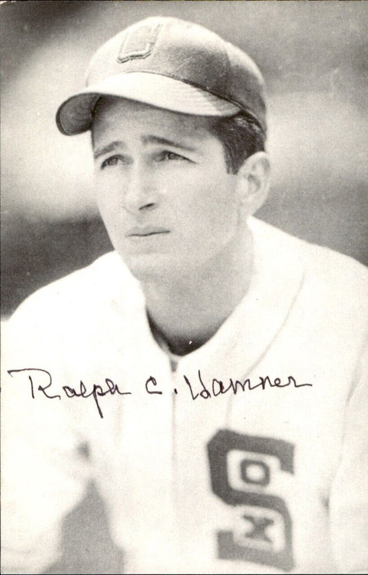 Ralph Hamner White Sox d. 2001 Signed/Auto 3x5  Photo 178429