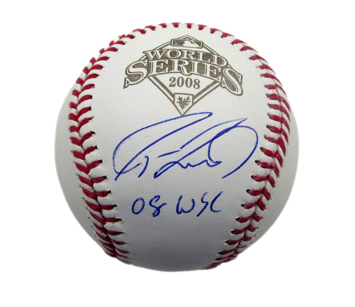 Jason Werth Signed/Inscribed 2008 World Series Baseball Phillies JSA 191275