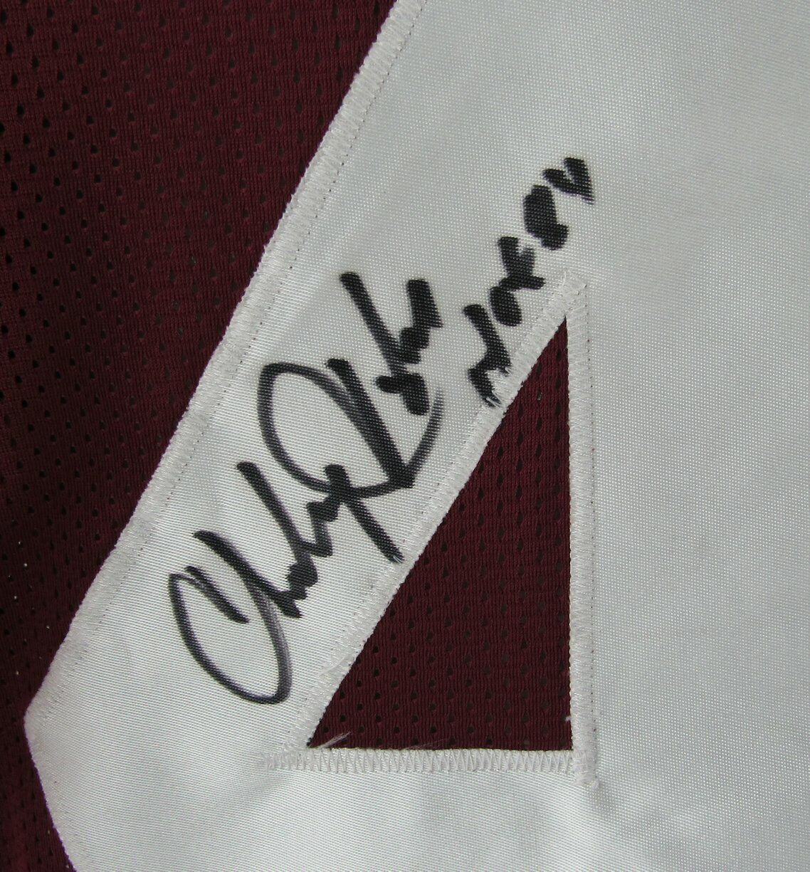 Charley Taylor HOF Signed/Inscr Redskins custom Football Jersey JSA 161106