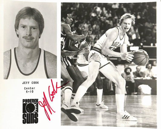 Jeff Cook Suns Vintage Team Issued Signed/Auto 8x10 Photo 189085