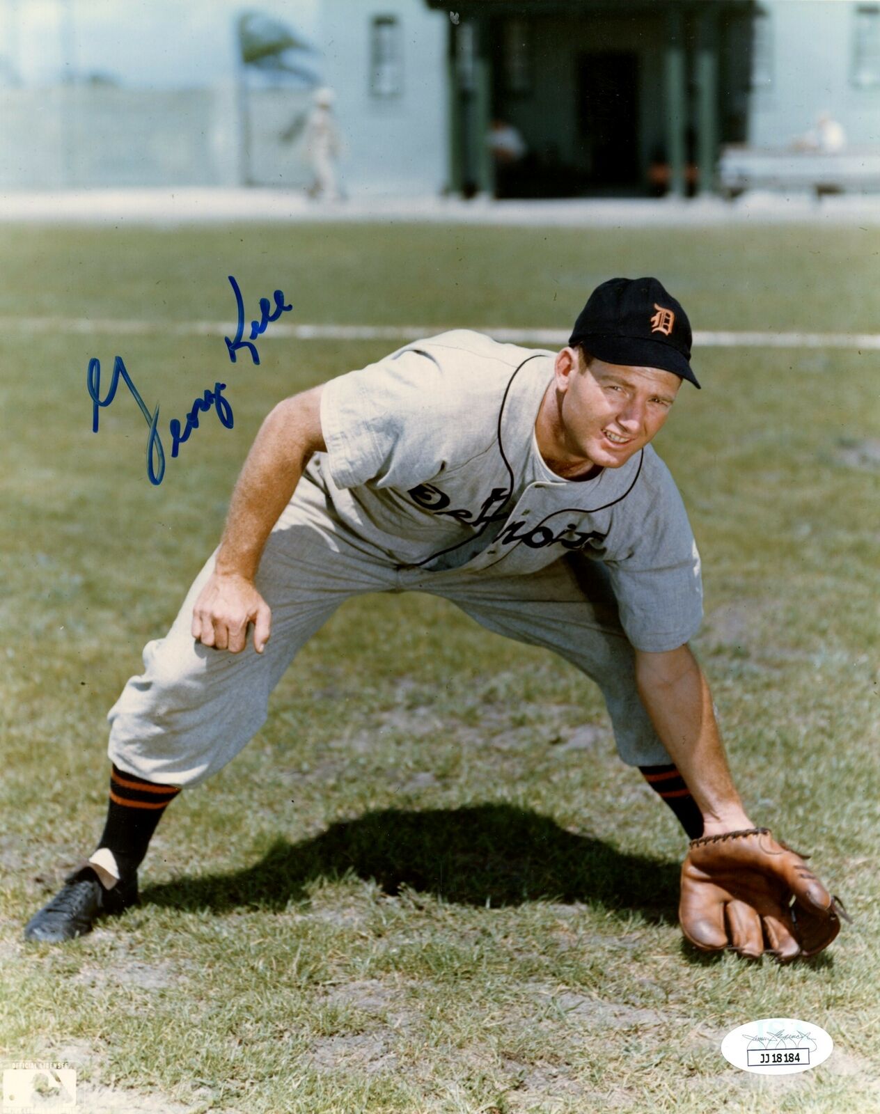 George Kell Detroit Tigers HOF Signed/Autographed 8x10 Photo JSA 154484