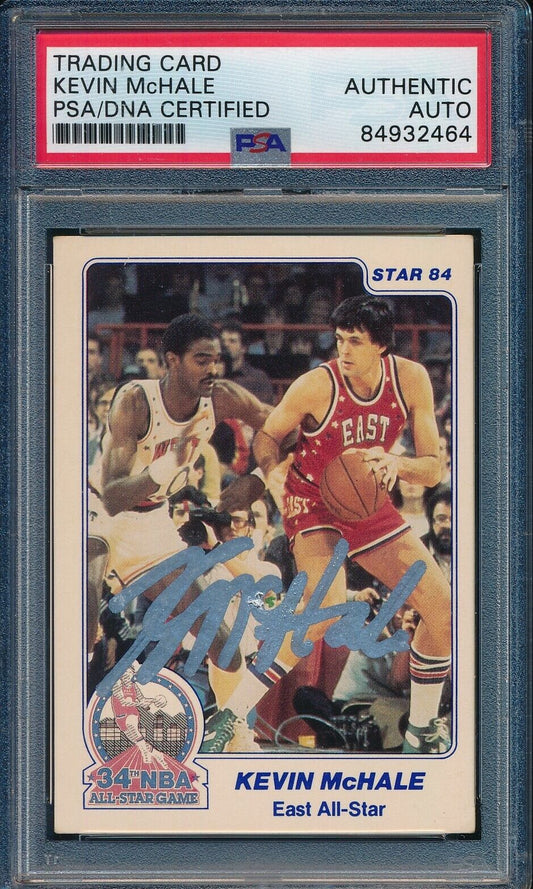 1984 Star Co. #7 Signed/Autographed Kevin McHale HOF Boston Celtics PSA/DNA