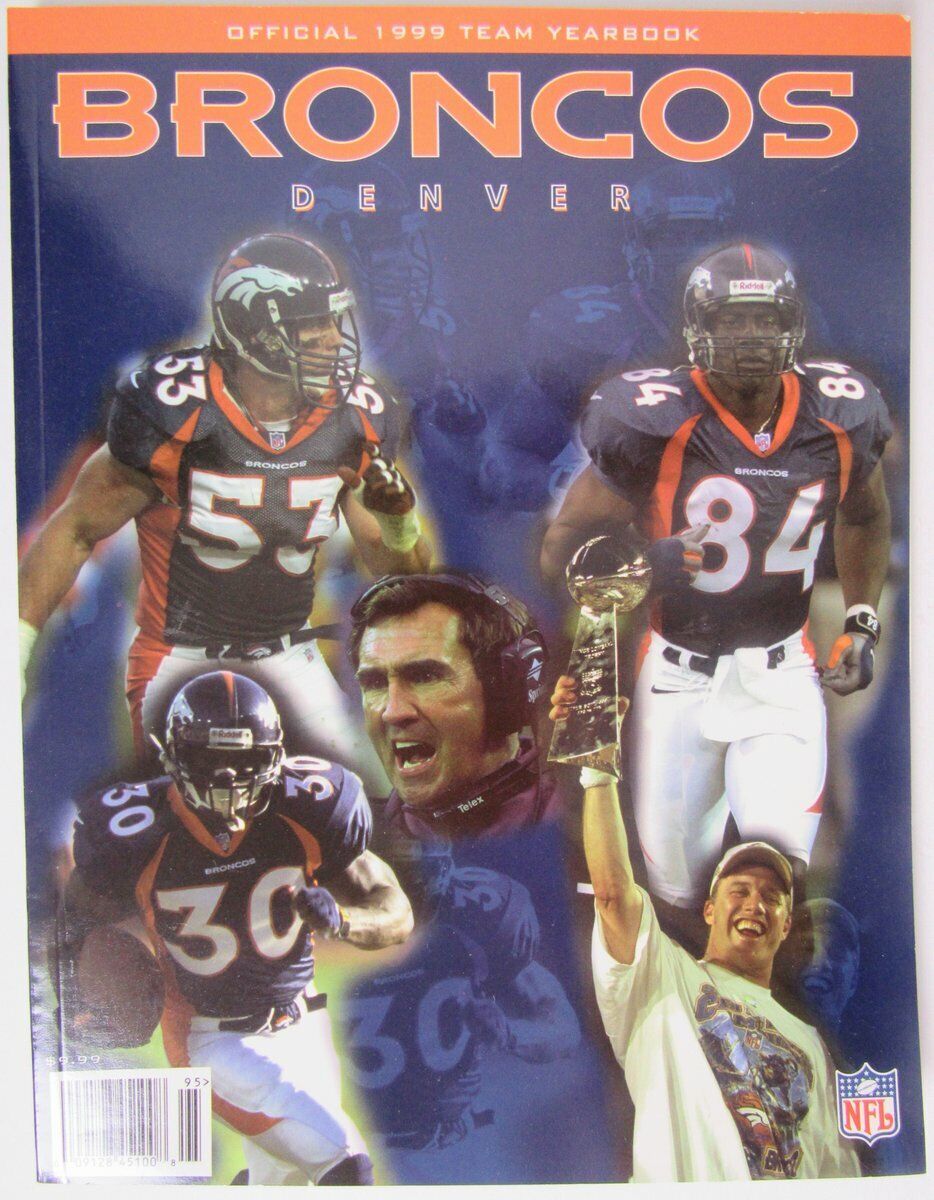 1999 Denver Broncos NFL Football Official Team Yearbook 146110