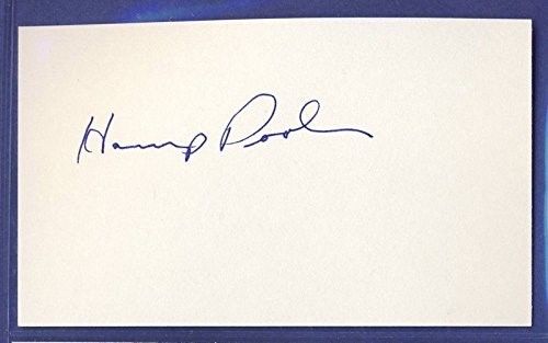 Hampton Pool Bears Signed/Autographed 3x5 Index Card