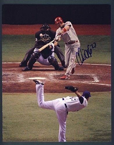 Chris Coste Phillies Autographed/Signed 8x10 Photo 124560