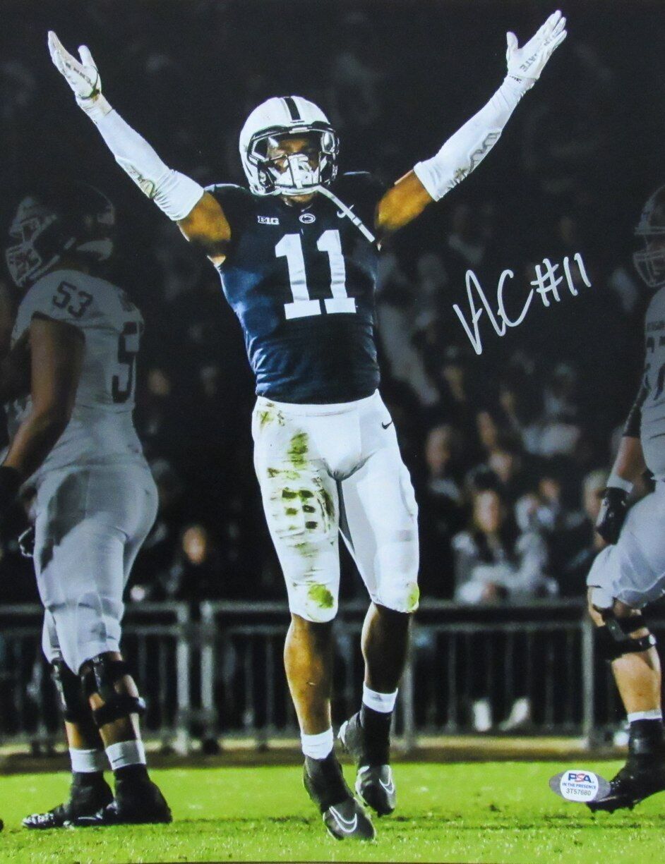 Abdul Carter Autographed 11x14 Photo Penn State PSA/DNA 177571