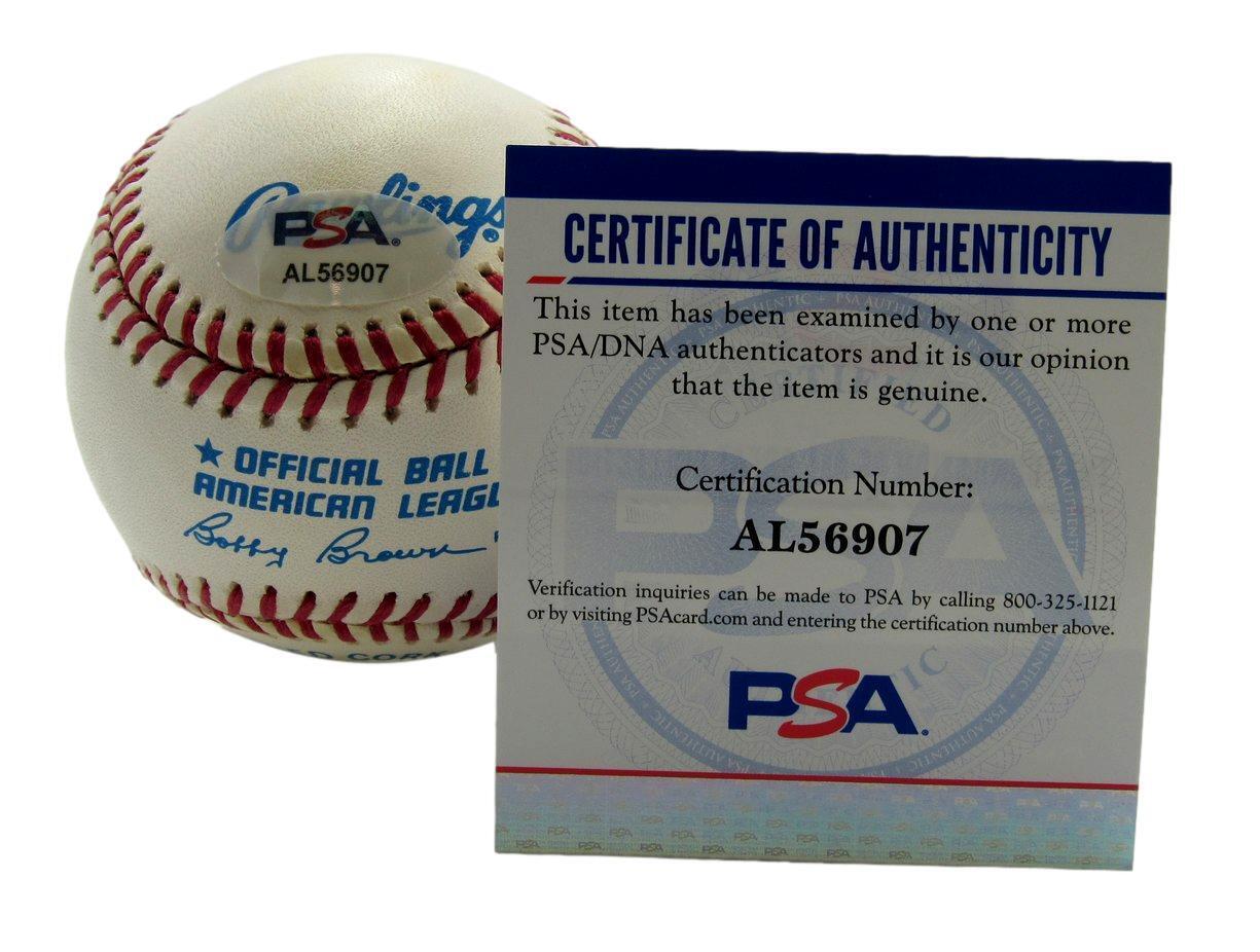 Joe B. Scott Signed/Inscr OAL Baseball Negro League Memphis Red Sox PSA/DNA