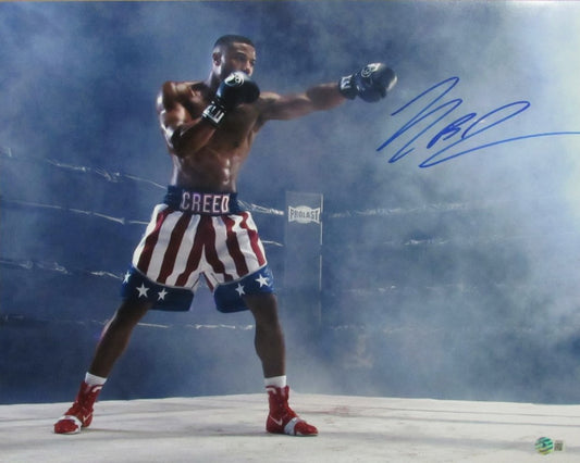 Michael B. Jordan Autographed 16x20 Photo "Creed" Beckett 181194