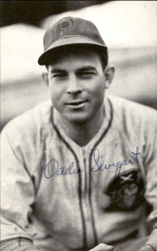 Oadis Swigart Pirates d. 1997 Signed/Autographed 3x5  Photo 179257