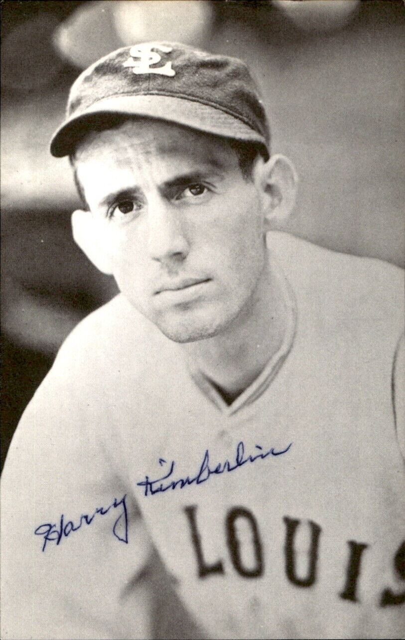 Harry Kimberlin Cardinals d. 1999 Signed/Auto 3x5  Photo 178514