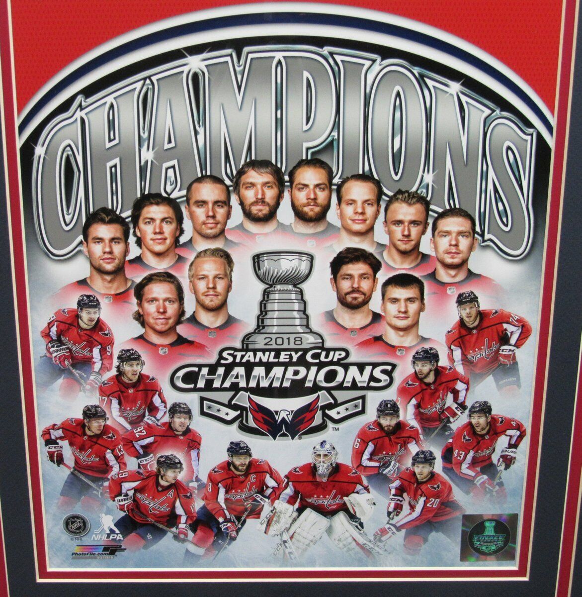 Washington Capitals 2018 Stanley Cup Champions 11x14 Photo Framed 136894