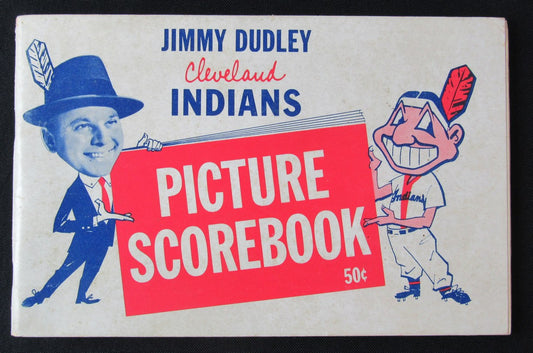 1957 Jimmy Dudley Cleveland Indians Picture Scorebook Roger Maris 189976