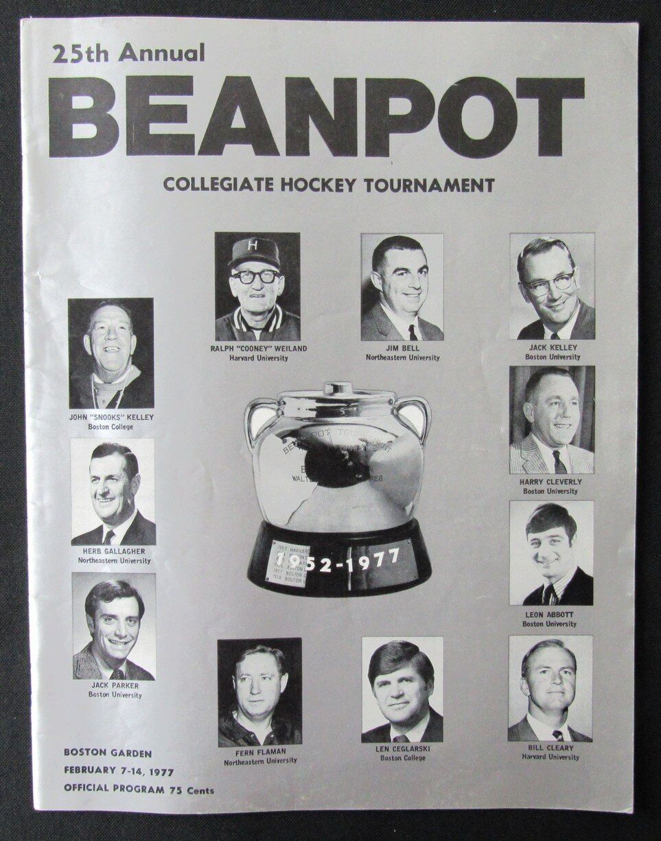 1977 BEANPOT Collegiate Ice Hockey Tournament Program 176220