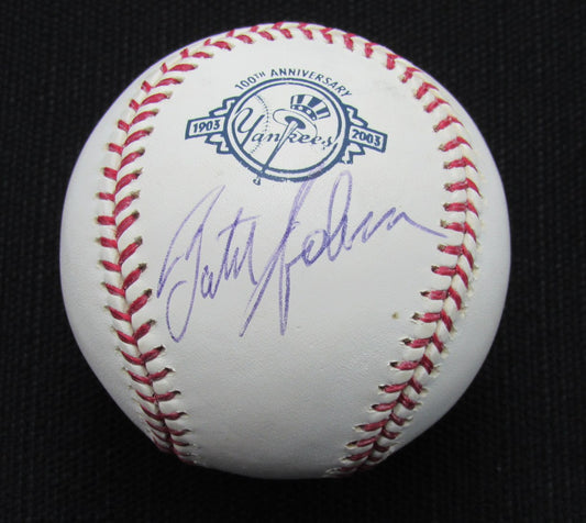Butch Hobson Signed/Auto Yankees 100th OML Baseball JSA 186741