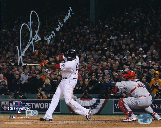 David Ortiz HOF Autographed/Inscribed 8x10 Photo 2013 WS MVP  Red Sox Fanatics